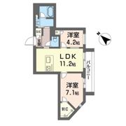 フェリクス大倉山の間取り画像