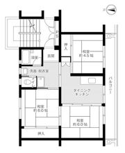 ビレッジハウス岬台1号棟の間取り画像