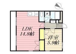 グラッツアモーレ府中の間取り画像