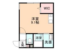 射水市太閤山3丁目アパートの間取り画像
