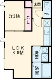 Grandtic Premio 熊大前の間取り画像