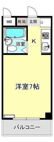 ウイングス北平野の間取り画像