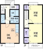 フォレストヒルBの間取り画像