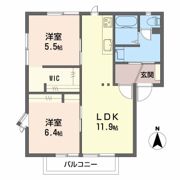 フレグランス竹内の間取り画像