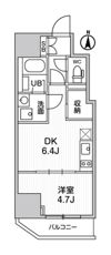 ALTERNA亀戸Ⅲの間取り画像