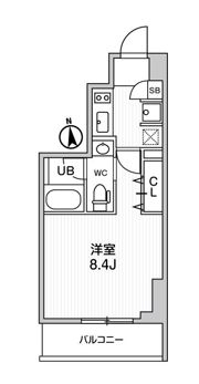 ALTERNA東池袋の間取り画像