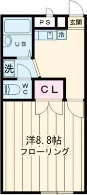 プレジール 秋喜の間取り画像