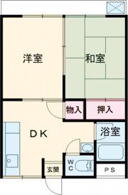 コーポ中村の間取り画像