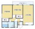 コーポ華の間取り画像