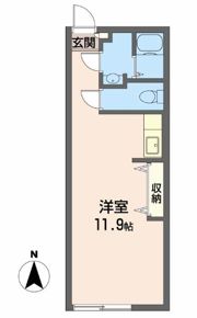 グリーンバード2の間取り画像