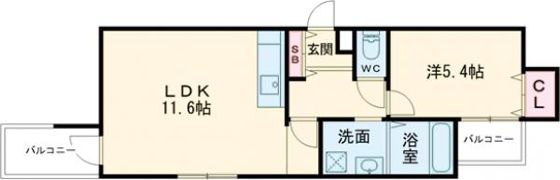 TIDE．style OKURAHACHIMANの間取り画像