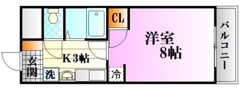 グラナティス西原の間取り画像