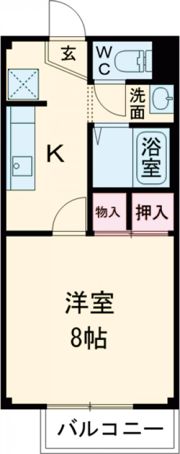 宮司サンシャインⅢの間取り画像