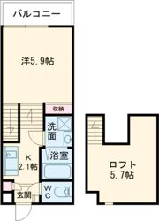 ヴィオラ卸本町の間取り画像