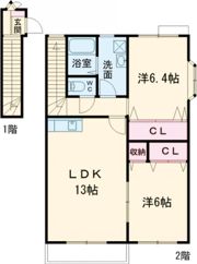 ベルバランセK 弐番館の間取り画像