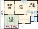 レジデンス倉永の間取り画像