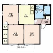 フレグランスワタナベ Bの間取り画像