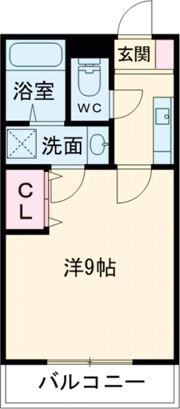 リブレア久留米駅前B棟の間取り画像
