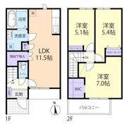 Sky ResidenceⅡの間取り画像