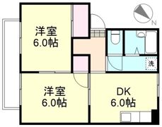 プレジール富井 B棟の間取り画像