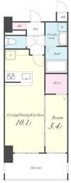 ベラッジオ川口本町の間取り画像