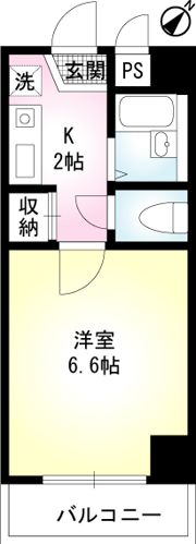 エステート岡野の間取り画像