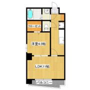 クレール新屋敷の間取り画像