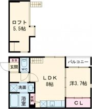 マリンコート堺の間取り画像