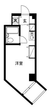 コスモハイム元住吉の間取り画像