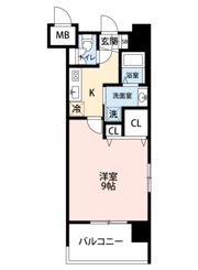 グラビスコート舟入中町の間取り画像