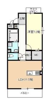 セレニティの間取り画像