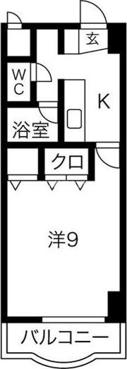 舘坂マンションの間取り画像