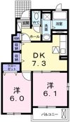 リバーサイド春木 壱番館の間取り画像