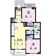 グラシオッソBの間取り画像