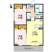 ラ・フルール紅雲の間取り画像