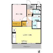 セジュール一ツ木の間取り画像