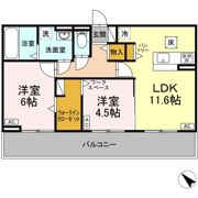 ラコリーナ花園の間取り画像