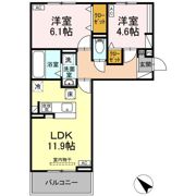 ラコリーナ花園の間取り画像