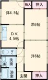 志自岐ハウスBの間取り画像