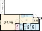 フジパレス俊徳道Ⅴ番館の間取り画像
