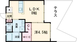 ヴィアーレ南町の間取り画像