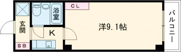 スチューデント福井の間取り画像
