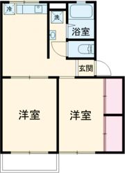 シティハイム ペブルAの間取り画像