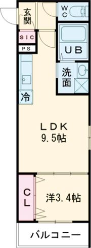 Raffine諏訪ノ森の間取り画像