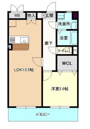 トリニティの間取り画像