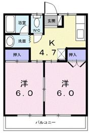 アネックスⅠの間取り画像