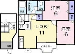 シーサイドヒルズの間取り画像