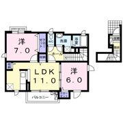 クレメント デコの間取り画像