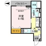 AKコンフォルト高崎栄町の間取り画像