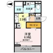AKコンフォルト高崎栄町の間取り画像